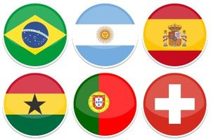 وکتور پرچم های کشورهای مختلف