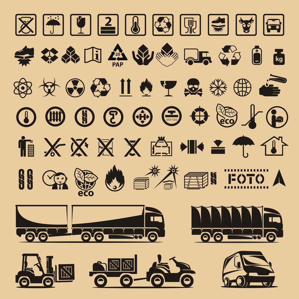 نماد ها و علائم روی بسته بندی کالا